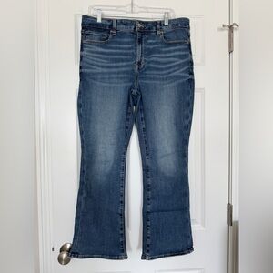 AE American Eagle high rise skinny kick bootcut jeans size 14 xtra short